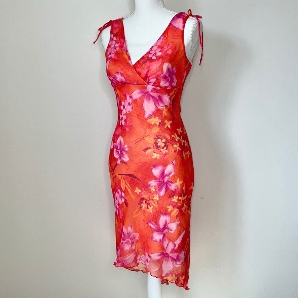Y2K Floral Midi Dress
